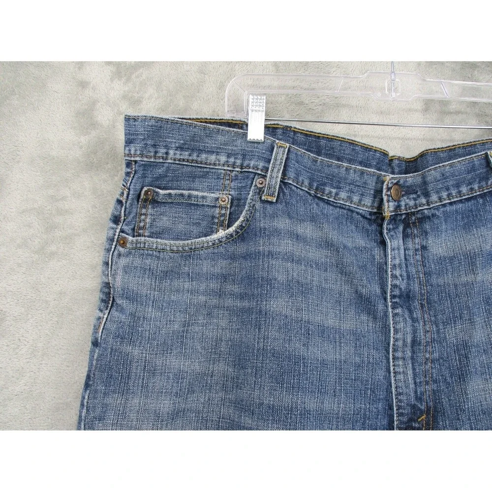 Levis 550 Jeans Mens Size 46 Relaxed Straight Leg Dark Wash Casual Workwear